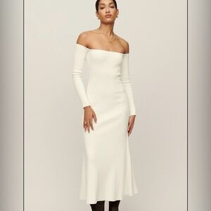 Reformation Symone Cotton Sweater Dress
